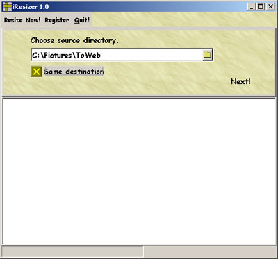 IResizer Screenshot